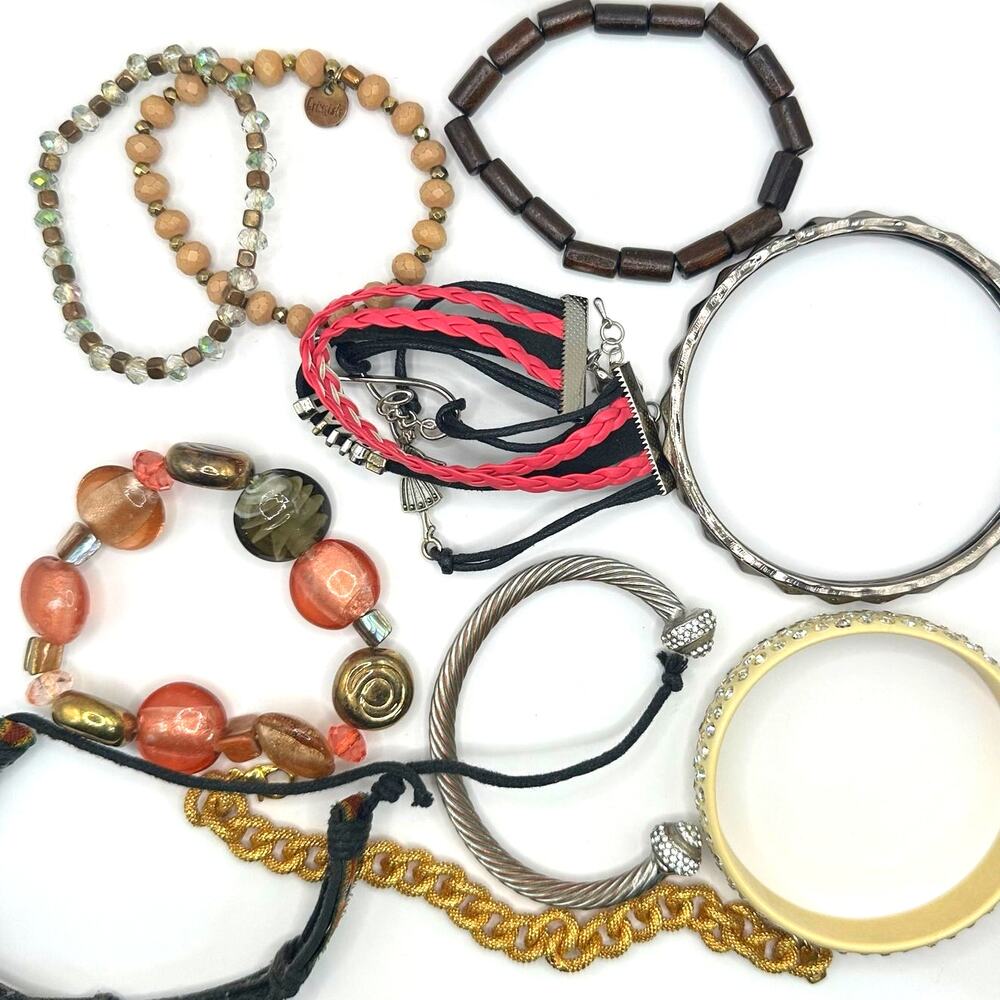 Mixed Lot 11 pieces Bracelets Fashion Costume Jewelry Beaded Bracelet Boho